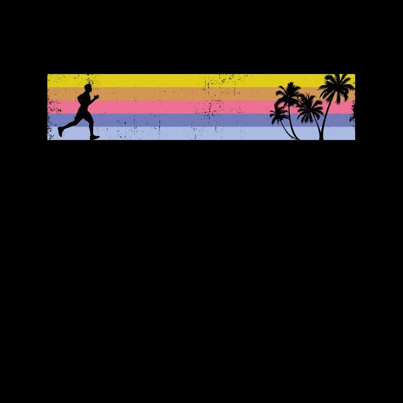 Coureur de course Semi-Marathon Rétro