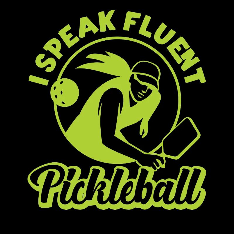 Pickleball Retro Je parle couramment