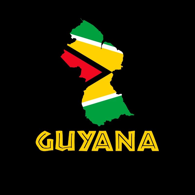 guyanese map, guyana