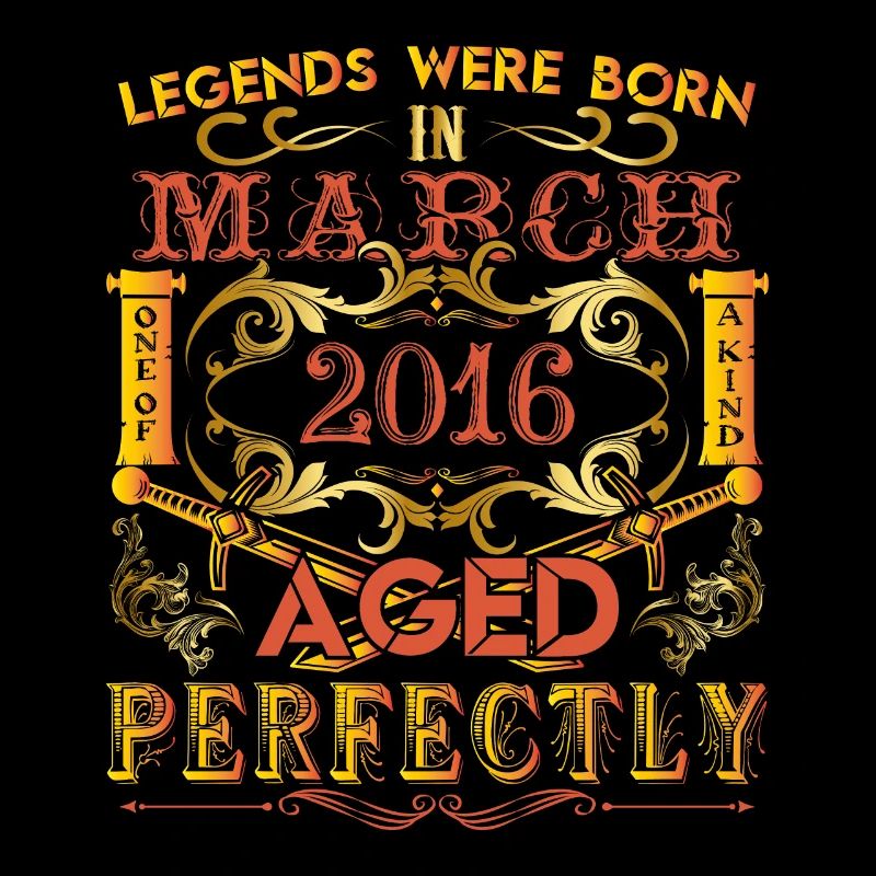 March 2016 - birthday 2016 legends were born.