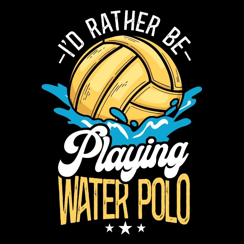 Water Polo Vintage I'd Rather Be