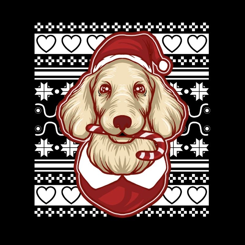 Pull de Noël moche Tshirt Chien de Noël