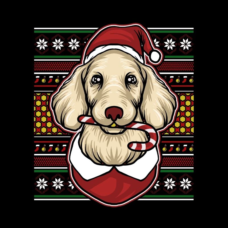 Pull de Noël moche Tshirt Chien de Noël