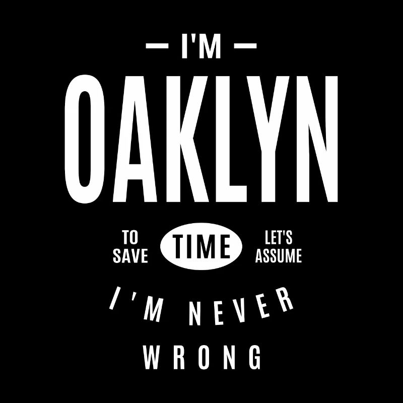 Oaklyn Personalized Name