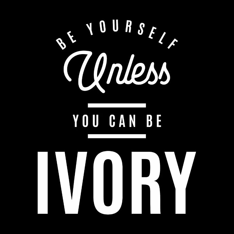 Ivory Personalized Name