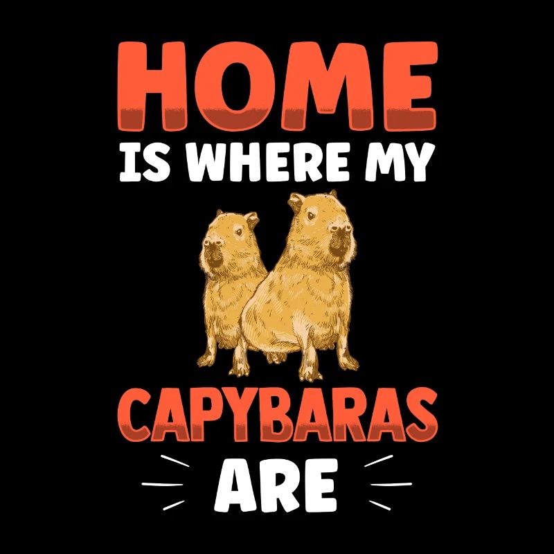 La casa è dove il mio Capybara è Capybaras
