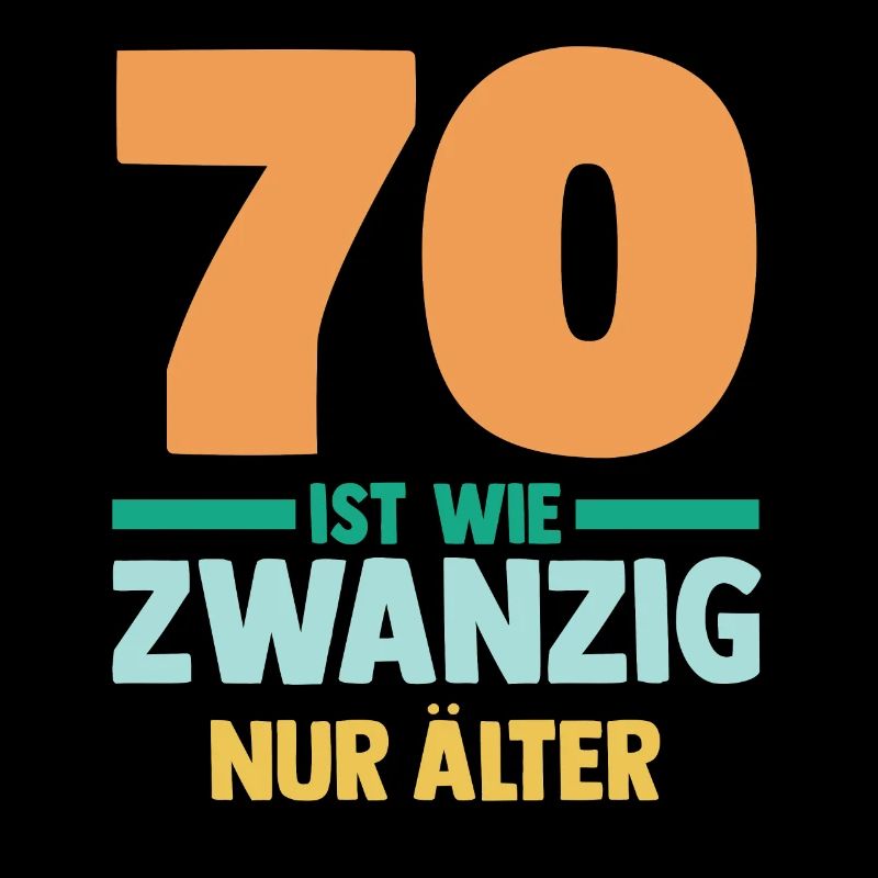 Siebzig 70 Jahre Siebzigster Geburtstag