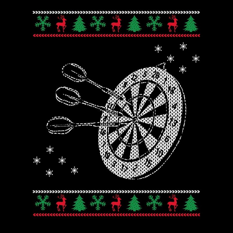 Jeu de fléchettes à Noël