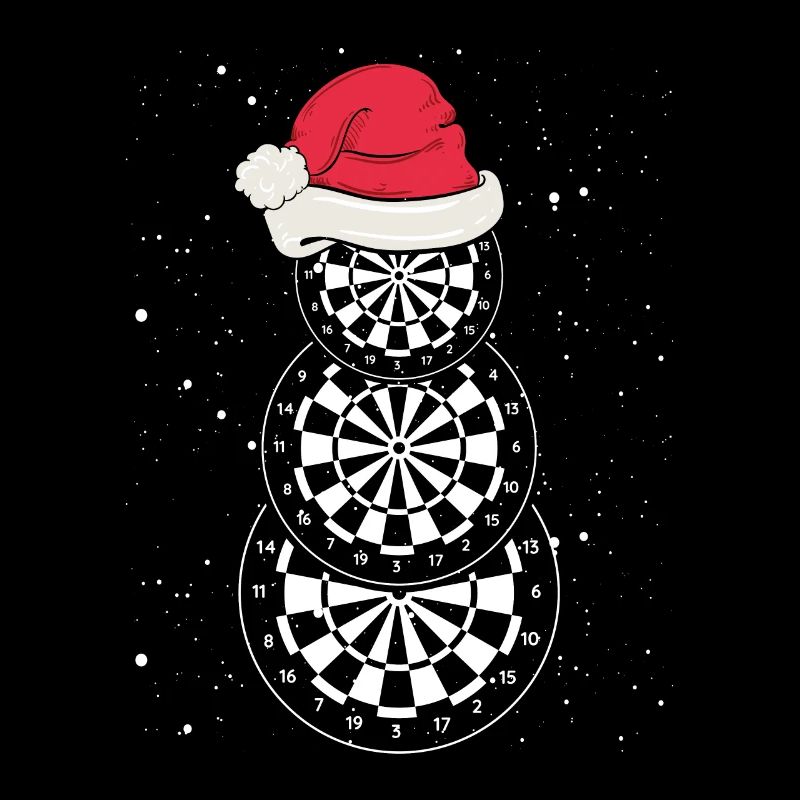The snowman are three dart discs