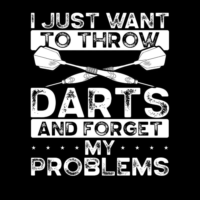 I throw darts and forget my