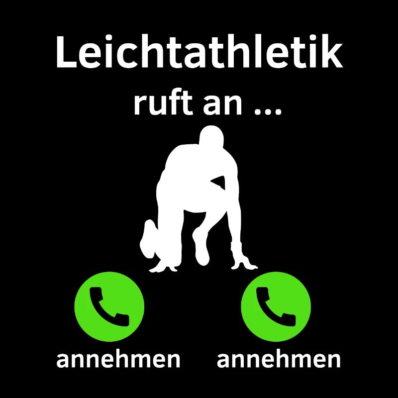 Leichtathletik ruft an - annehmen oder annehmen?