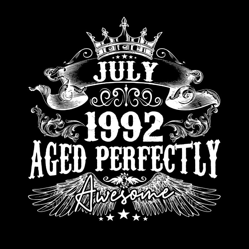 1992 | Juli 1992 Geburtstag Perfekt gealtert