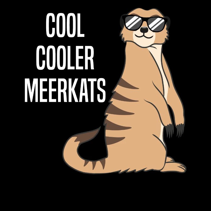 Cooles Erdmännchen Lustiger Spruch Geschenk