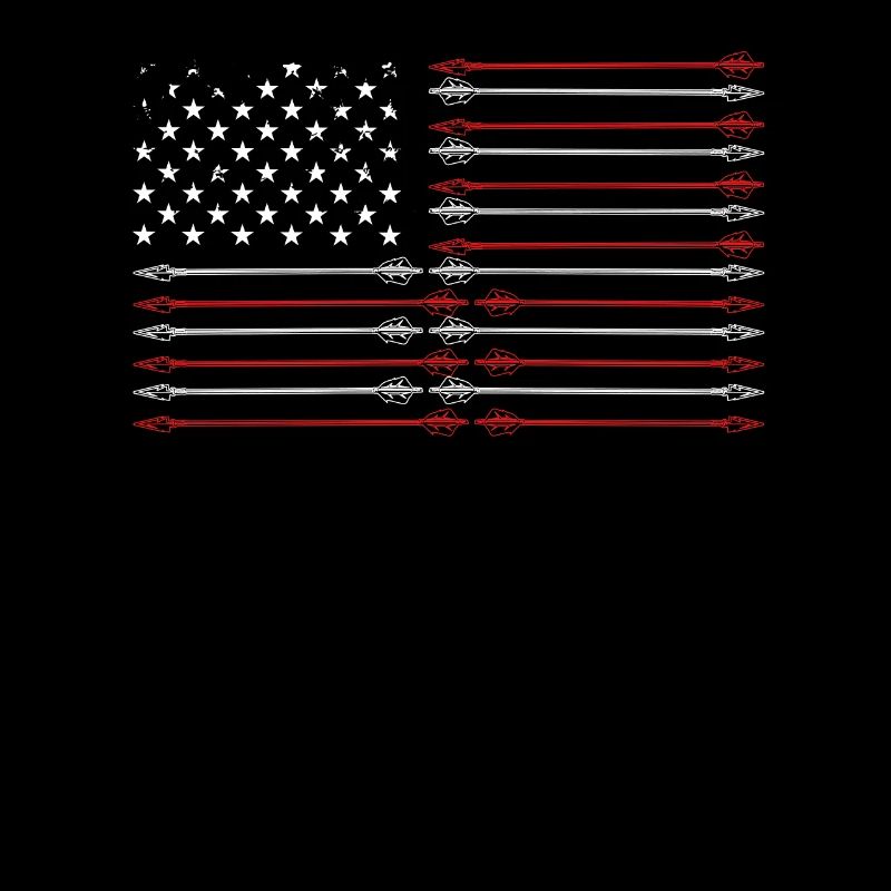 Arrows on a U.S. flag