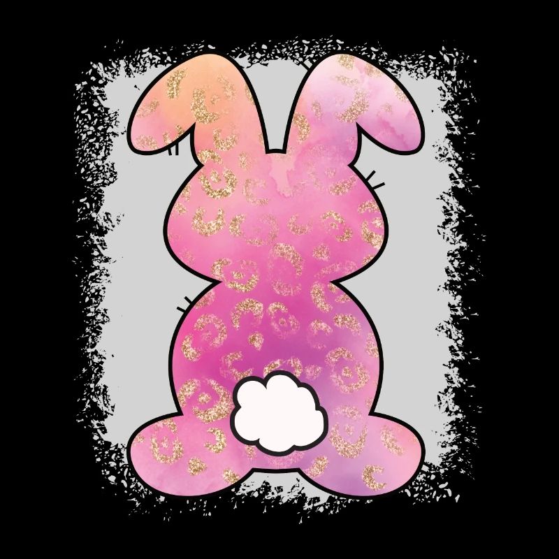 Leopard Print Bleached Easter