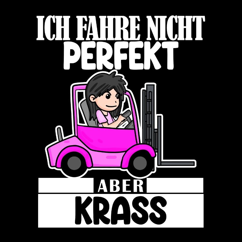 Staplerfahrerin Gabelstapler Lager Logistik Damen