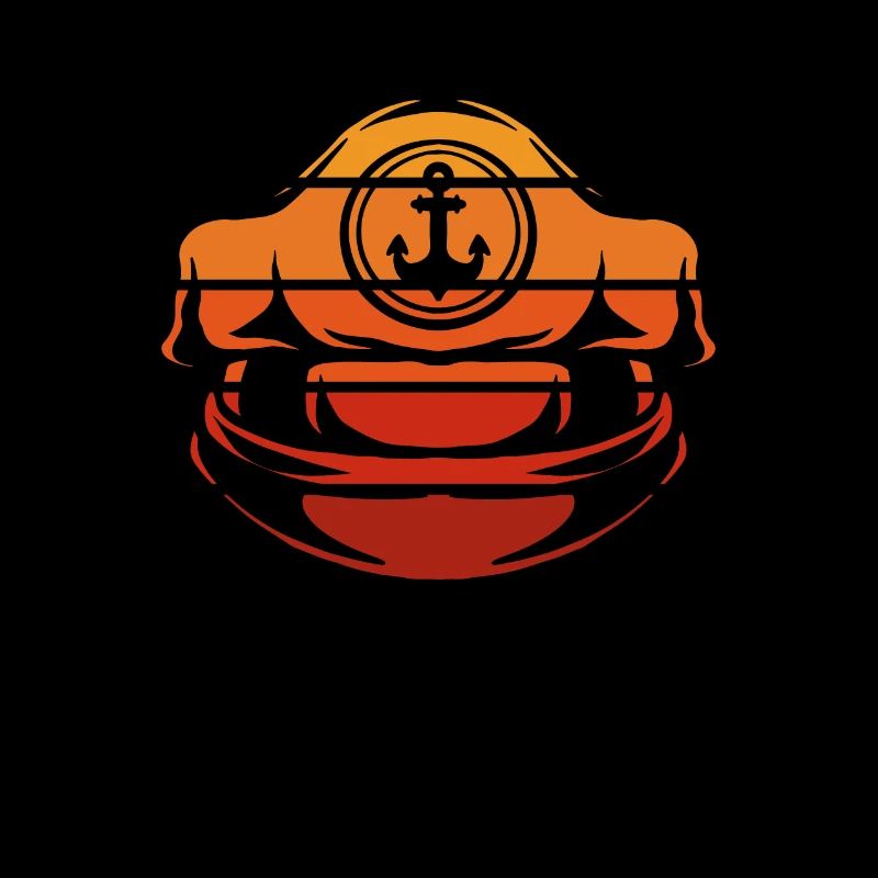 Captain Head Sunset Rétro