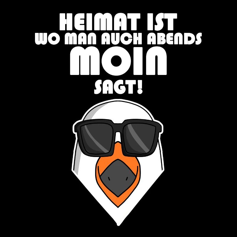 Plattdeutsch Spruch Moin Möwe Nordsee