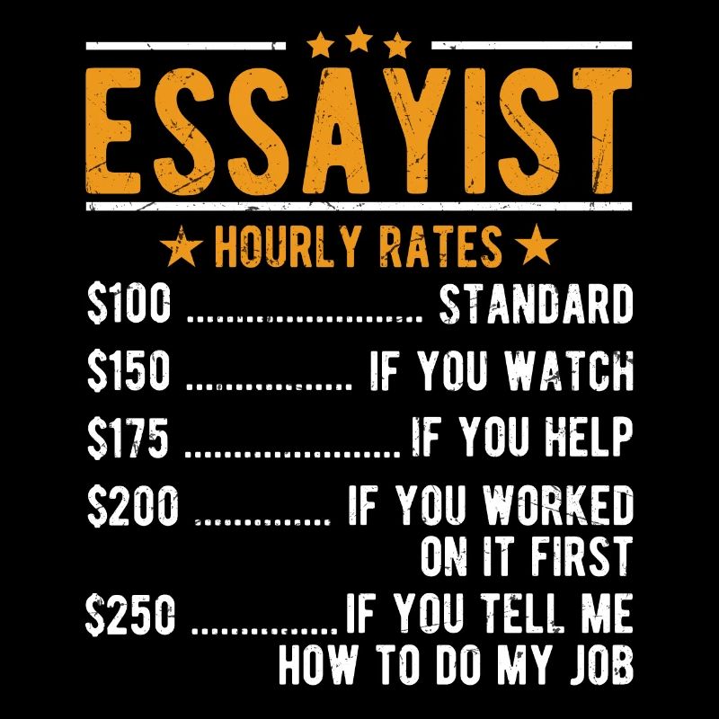 Essayist Hourly Wage