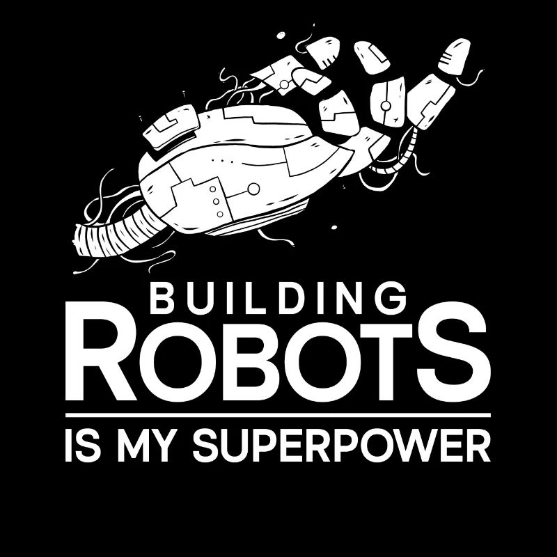 Edificio dell'ingegnere robotico robot