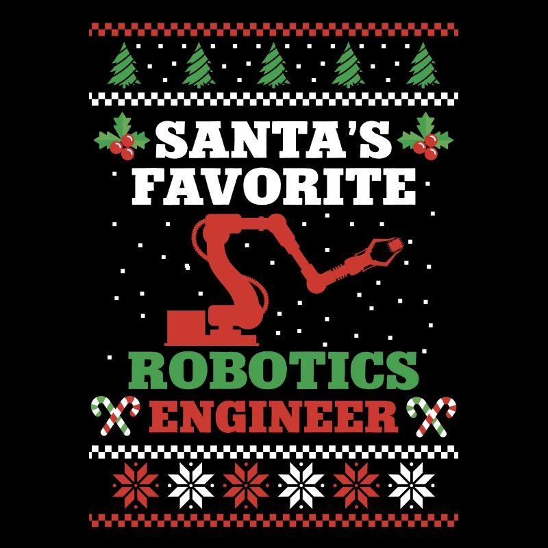 Robot Robotics Engineer Christmas