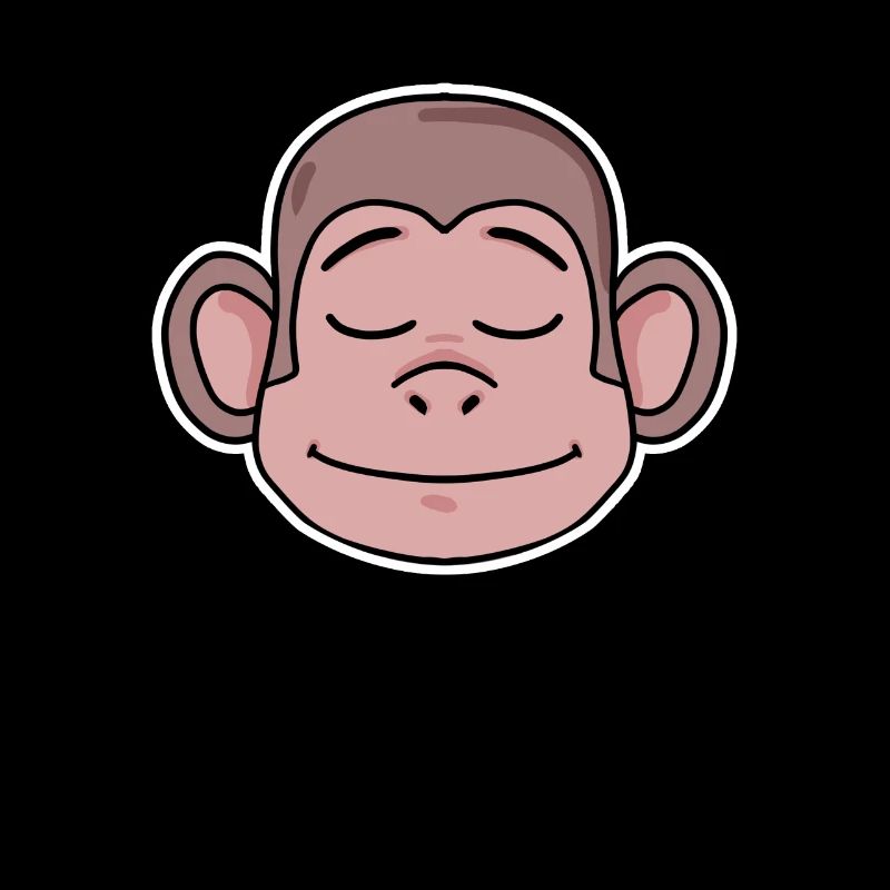 Affe Kopf Tier