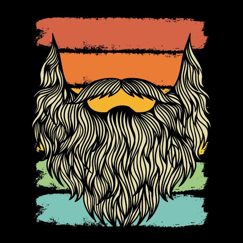 Barbe avec optique colorée