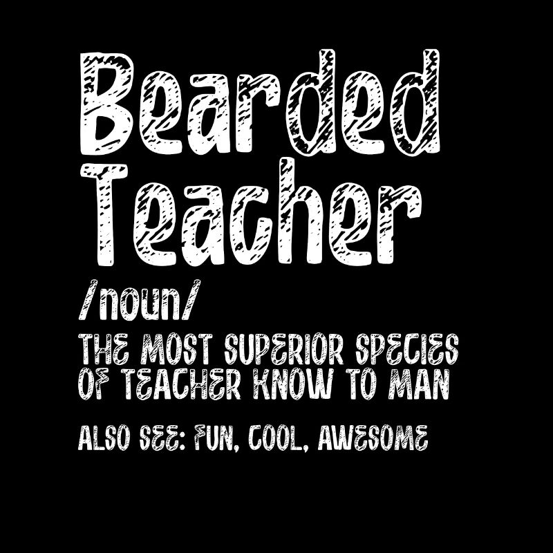 Bärtiger Lehrer