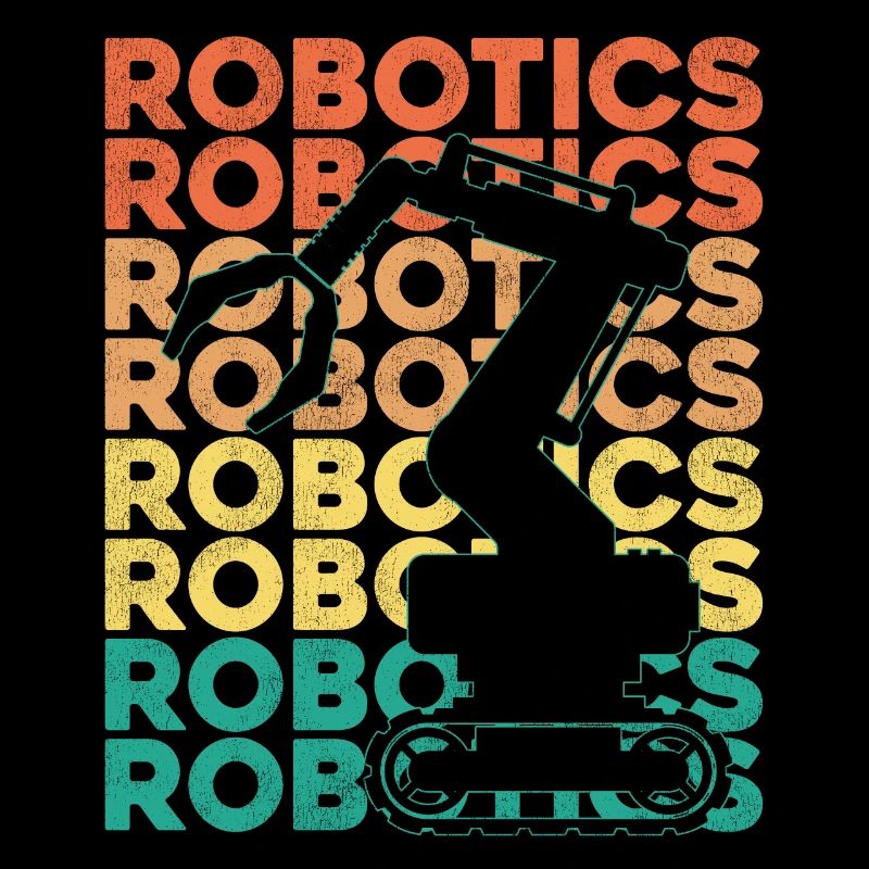 Robot Robotics Engineer Retro