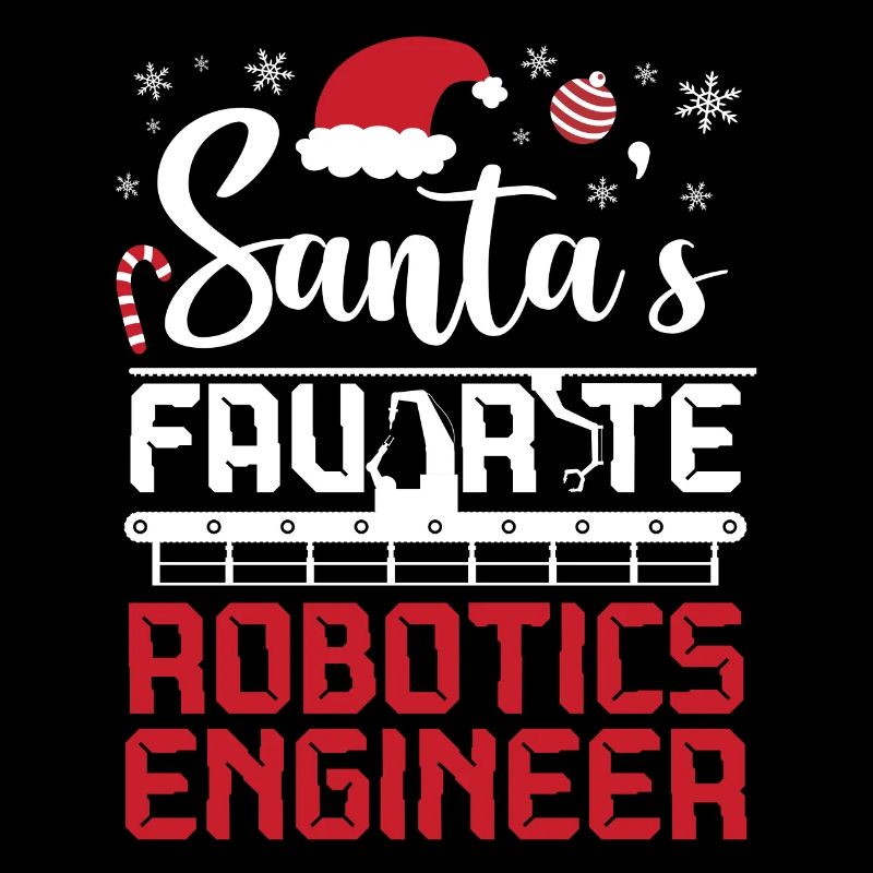 Robot Robotics Engineer Christmas