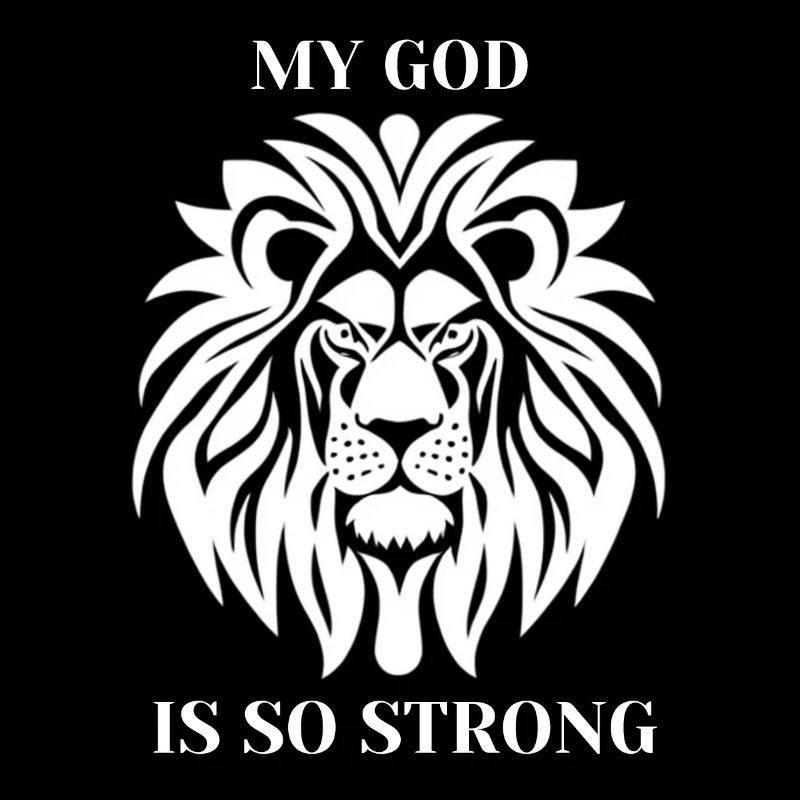 Leo God's Strength Strong Statement