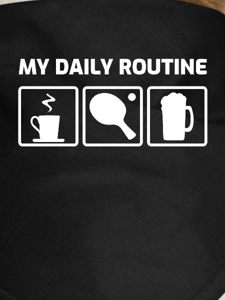 Table tennis routine