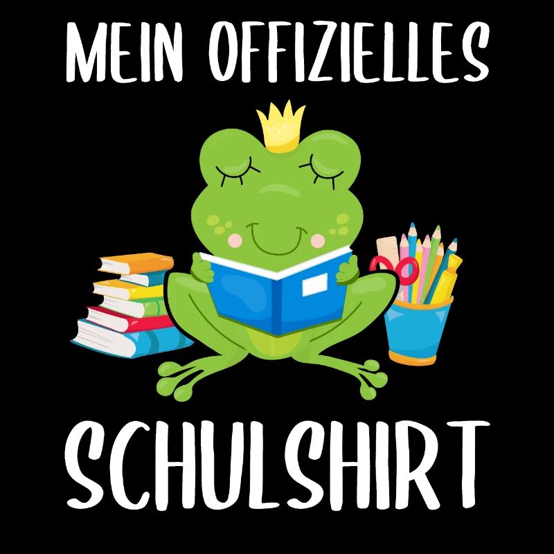 Frosch Schulshirt Schulbeginn Schule Geschenk