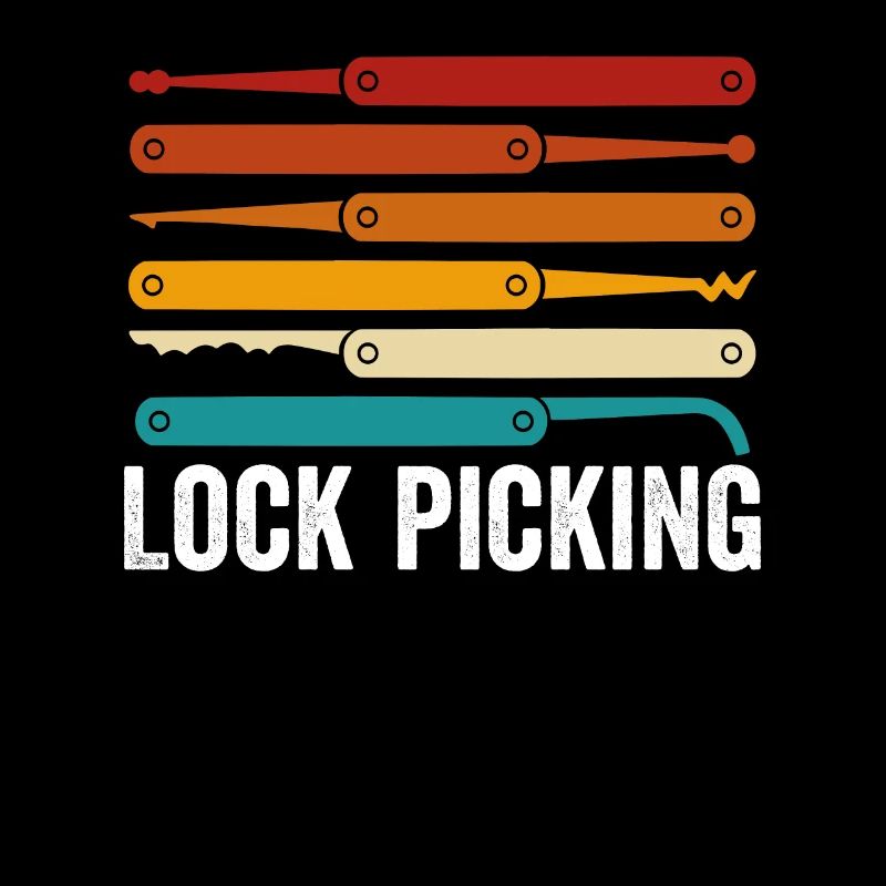 Colorful Lock picking tool