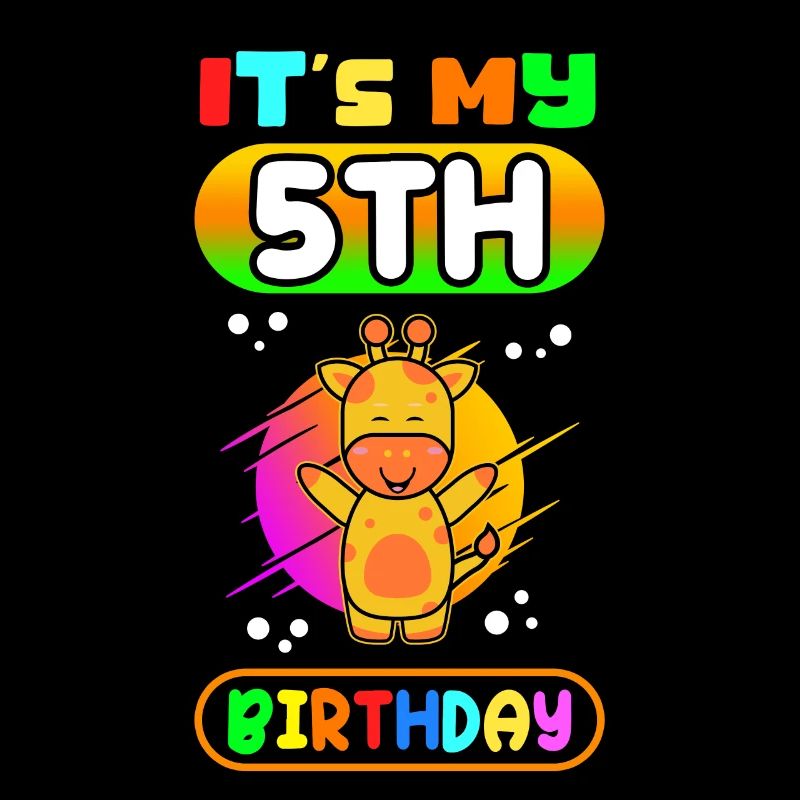5. Geburtstag 5 Jahre alt | Geschenkidee Geschenk