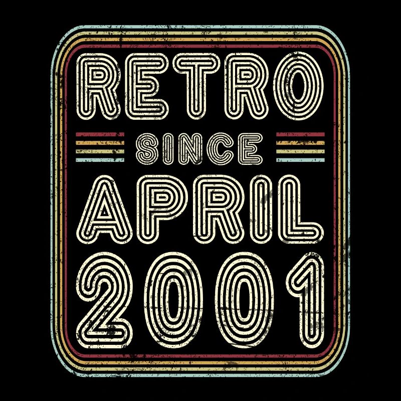 Geburtstag April 2001 Retro Geschenk