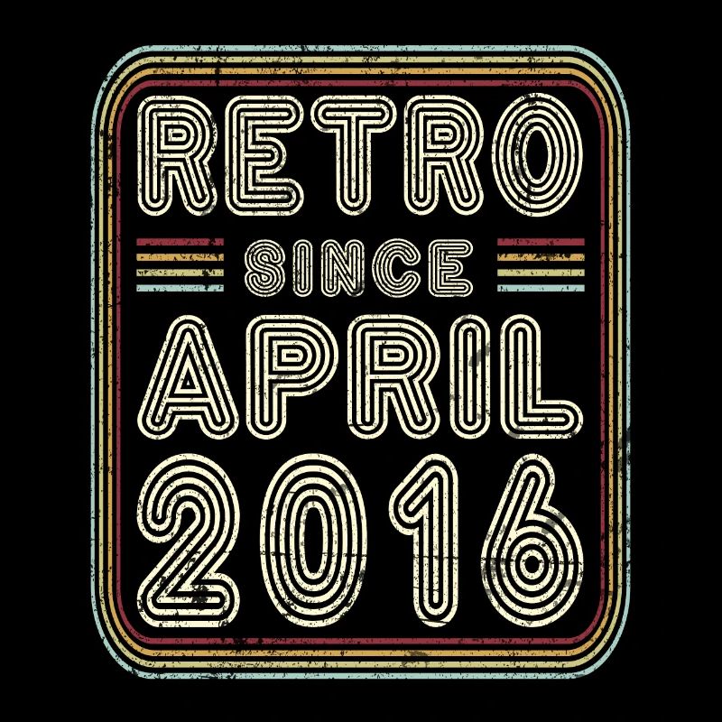Birthday April 2016 Retro Gift