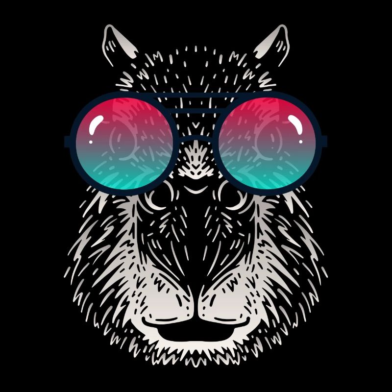 Cooles Capybara mit Sonnenbrille