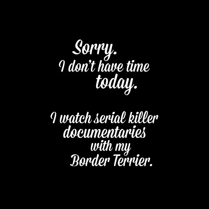 Je regarde des documentaires avec mon Border Terrier