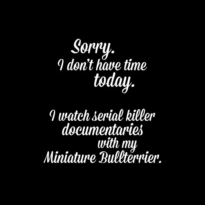 Documentaires avec mon Bull Terrier miniature