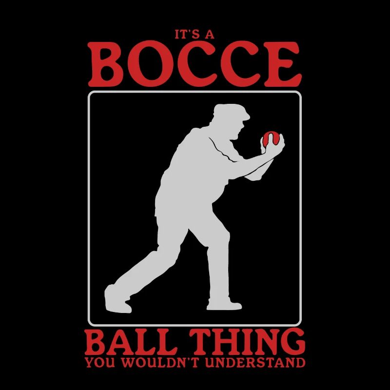Bocce Bocce | Boccia Player Boules Cadeau
