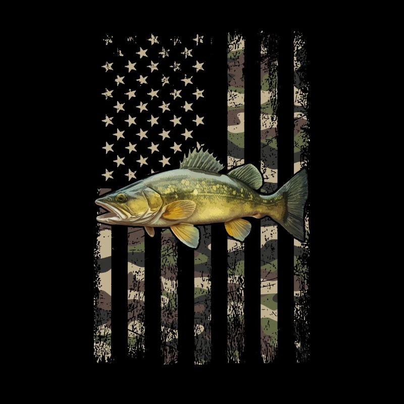 doré jaune drapeau américain, Pêche