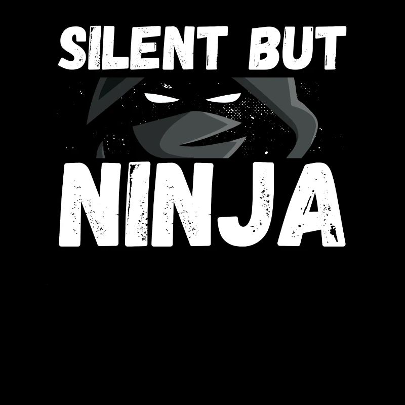 Dunkler Stiller Ninja