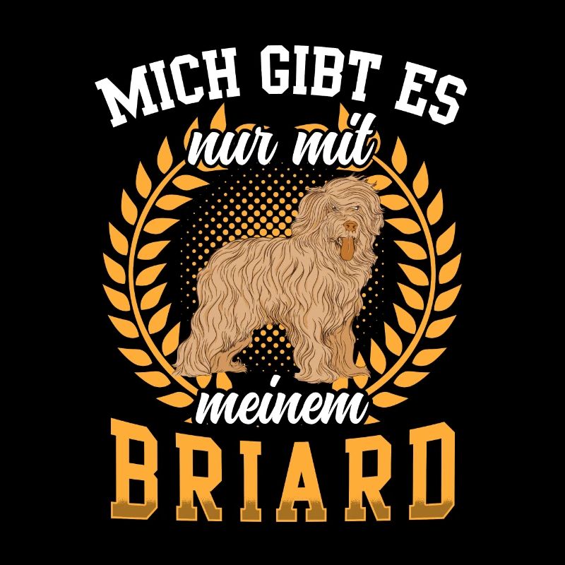 Mich gibt es nur mit Briard Berger de Brie