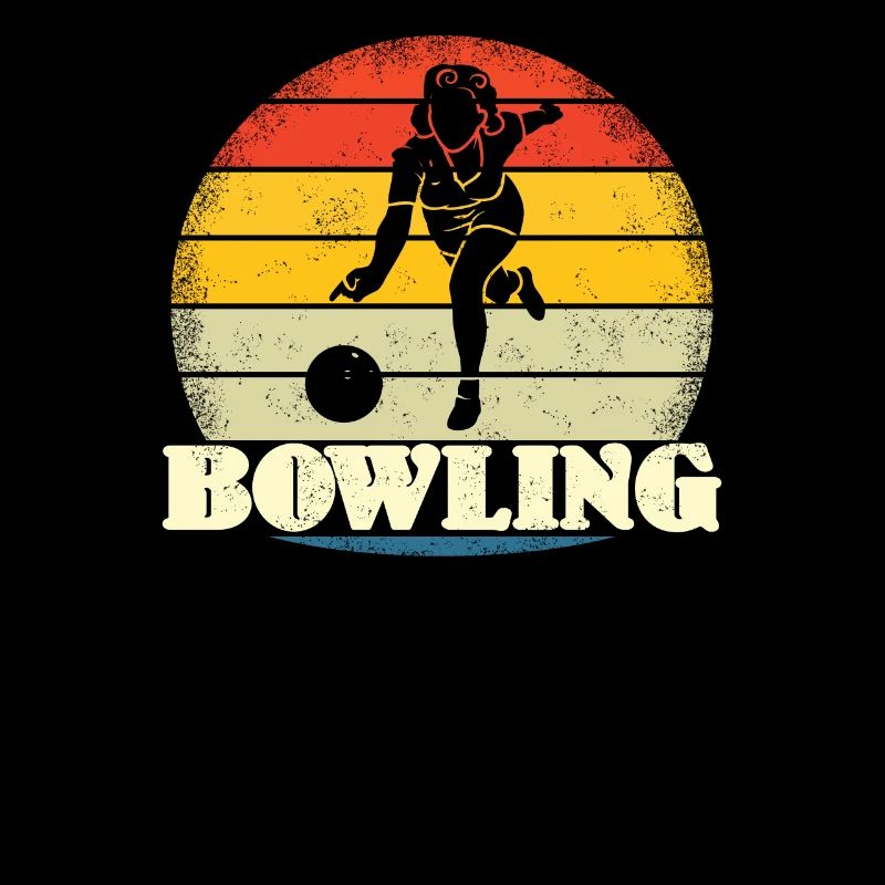 Accessoires de bowling avec motif bowling