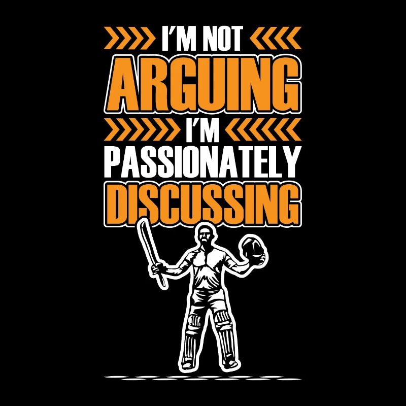 I discuss in cricket