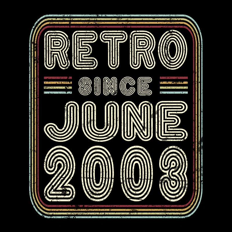 Birthday June 2003 Retro Gift