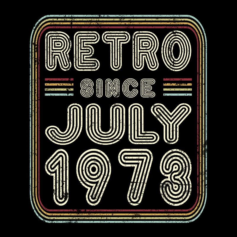Geburtstag Juli 1973 Retro Geschenk