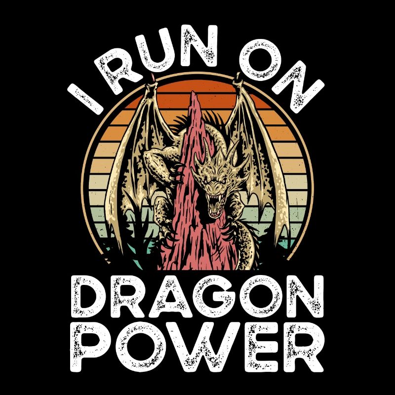 Je cours avec le pouvoir du dragon