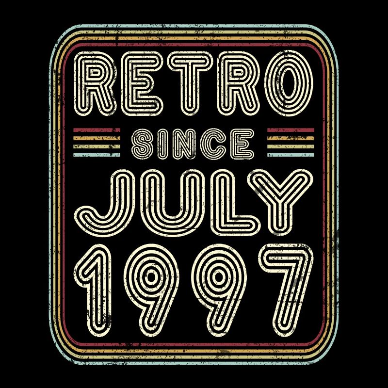 Geburtstag Juli 1997 Retro Geschenk